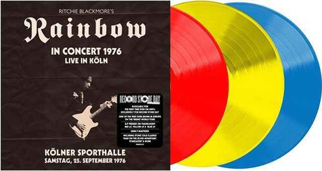 Ritchie Blackmore's Rainbow - Live From Koln 1976 (RSD 4.18.26) [Translucent Red Yellow Blue Vinyl] [3LP] [Vinyl]