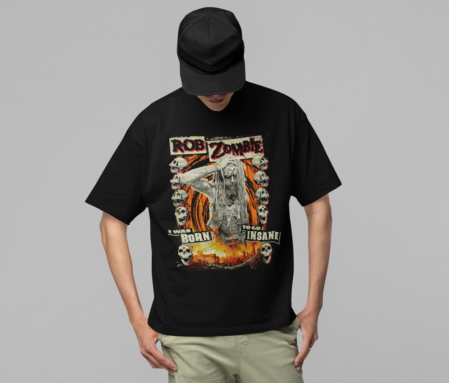 Rob Zombie - Born Insane Jumbo Print T-Shirt