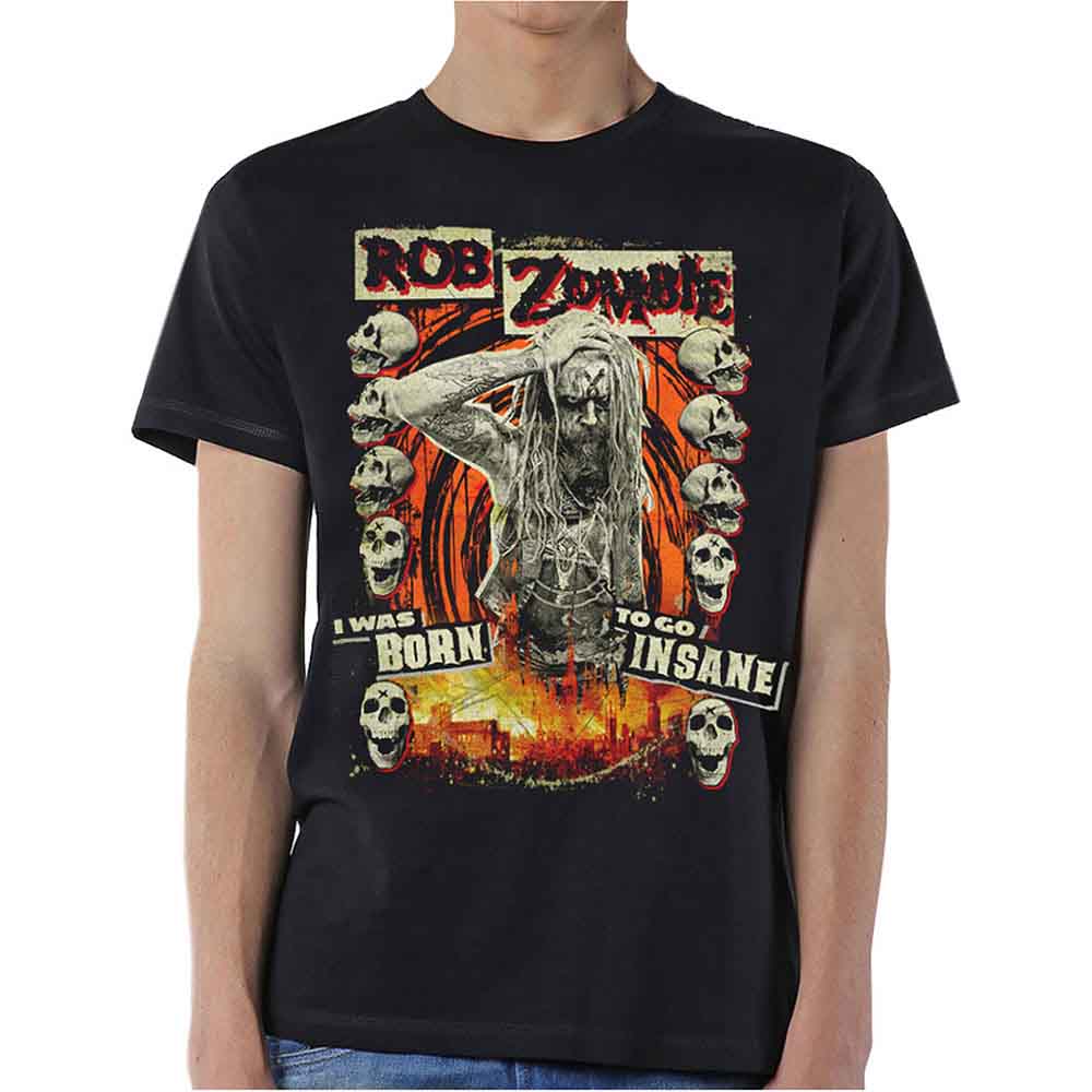 Rob Zombie Born to Go Insane [T-Shirt] Black
