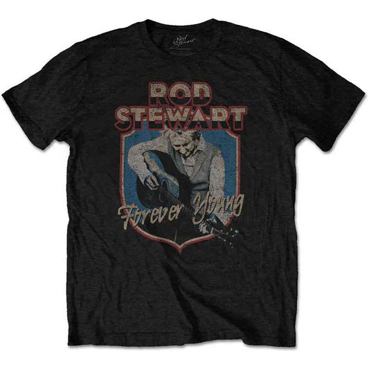Rod Stewart Forever Crest [T-Shirt] - Rock Band Apparel