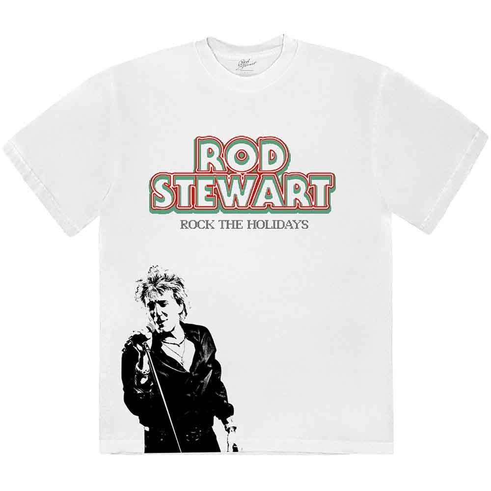 Rod Stewart Rock The Holidays [T-Shirt] White