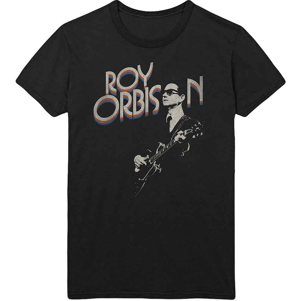 Roy Orbison Guitar & Logo [T-Shirt] - Rock Band Apparel