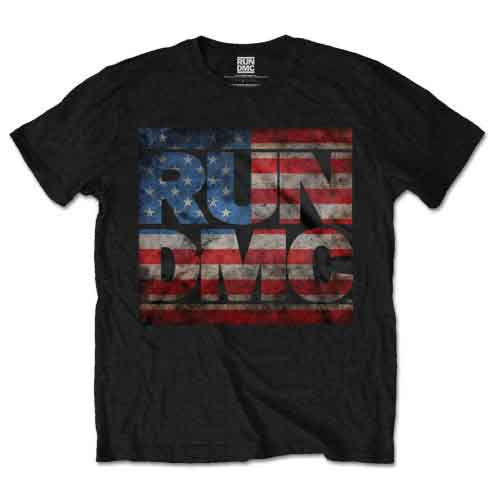 Run Dmc Americana Logo [T-Shirt] Black