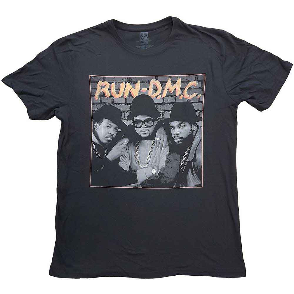 Run Dmc B&W Photo [T-Shirt] Black