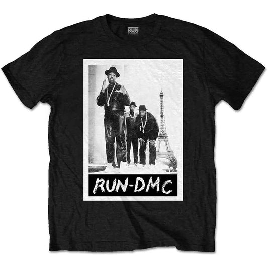 Run Dmc Paris Photo [T-Shirt] - Rock Band Apparel