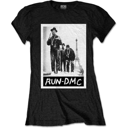 Run Dmc Paris Photo [T-Shirt] - Rock Band Apparel