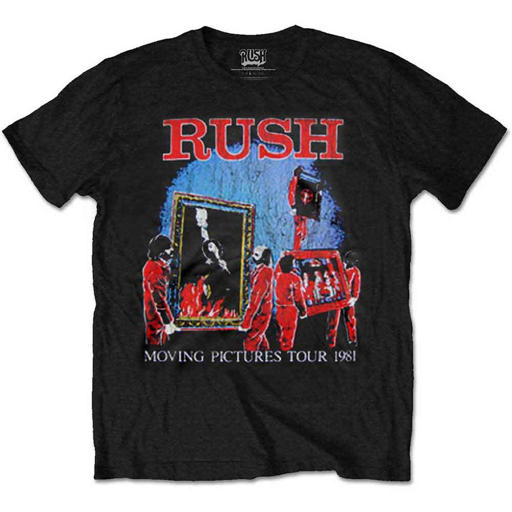 Rush Moving Pictures Tour [T-Shirt] Black