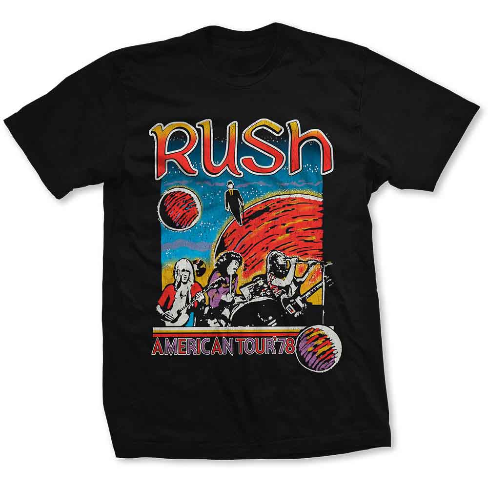Rush US Tour 1978 [T-Shirt] Black