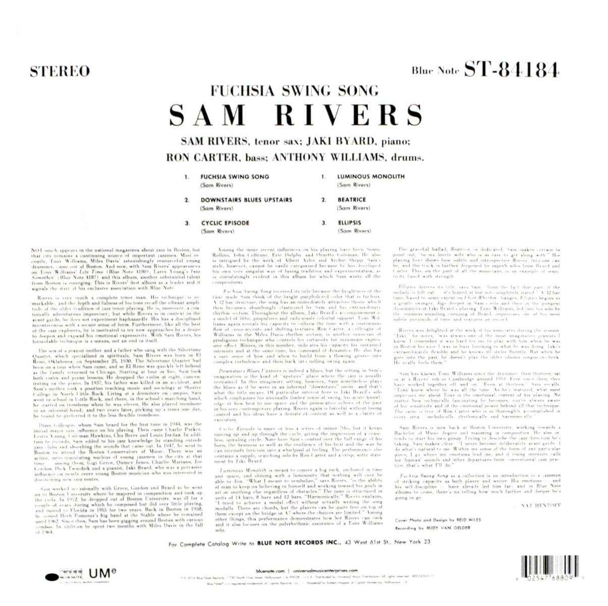 Fuchsia Swing Song [Vinyl]