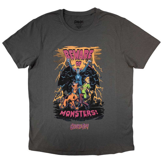 Scooby Doo Beware Of Monsters [T-Shirt] Blue