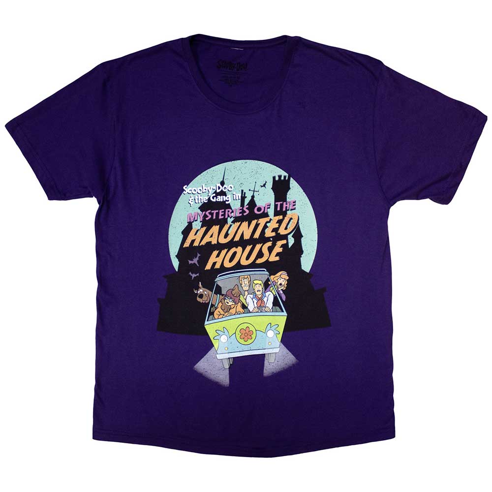 Scooby Doo Haunted House [T-Shirt] Purple