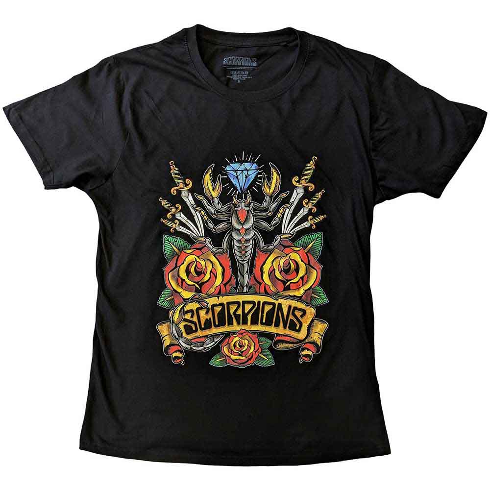 Scorpions Traditional Tattoo [T-Shirt] - Rock Band Apparel