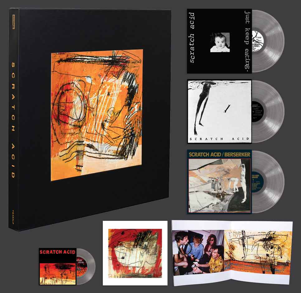 Scratch Acid Box Set (3xLP+7" - Clear) [Vinyl]