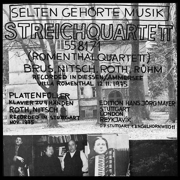 Streichquartett 558171 (Romenthalquartett) [CD]