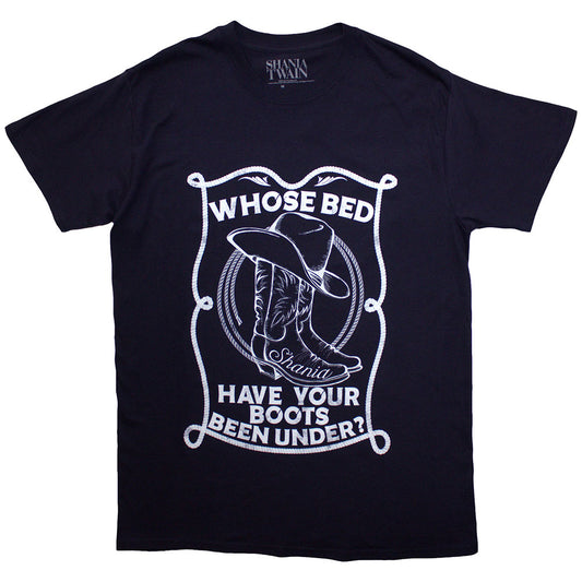 Shania Twain Boots [T-Shirt] Blue