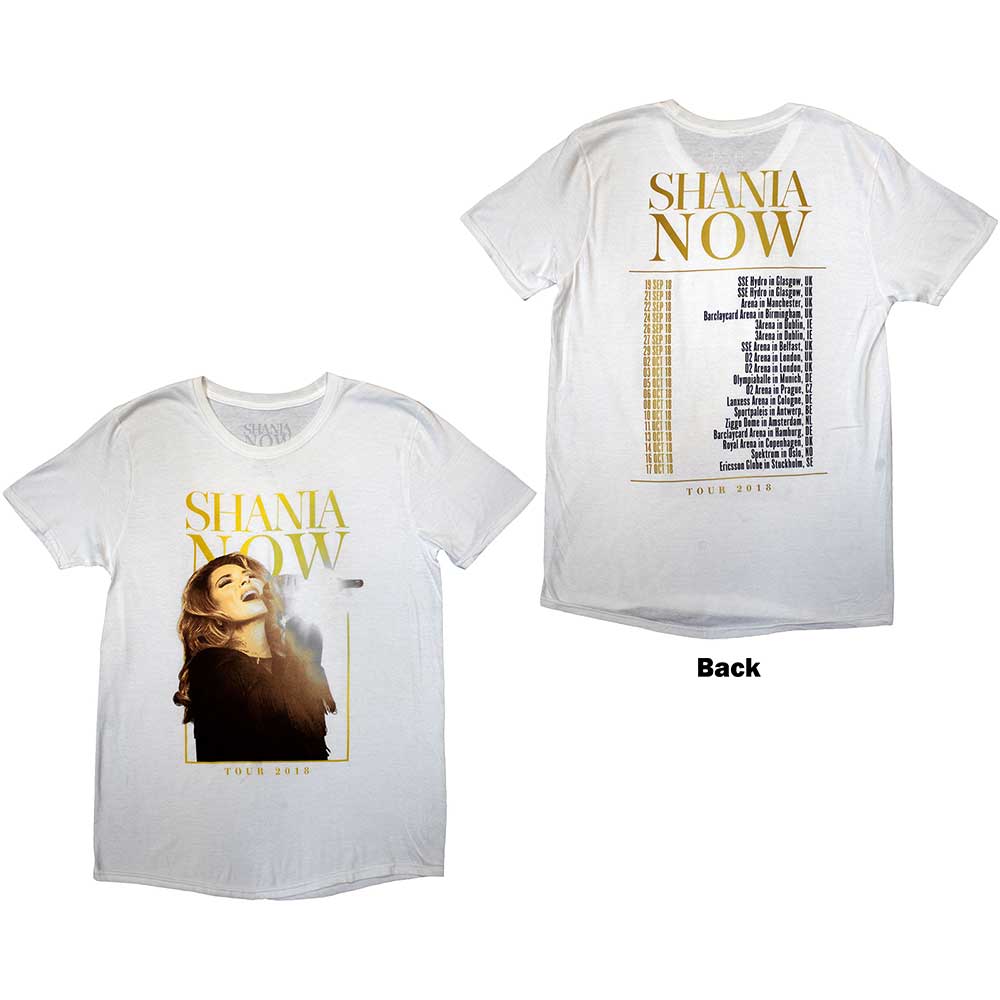 Shania Twain Tour 2018 Mic Photo [T-Shirt] White