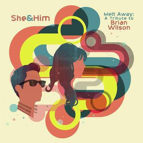 She & Him - Melt Away: A Tribute To Brian Wilson (Limited Edition, Orange Marble Colored Vinyl) [Vinyl]