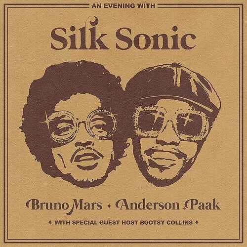 Silk Sonic (Bruno Mars + Anderson .Paak) - Evening With Silk Sonic (Limited Edition, Brown & White Splatter Colored Vinyl) [Import] [Vinyl]