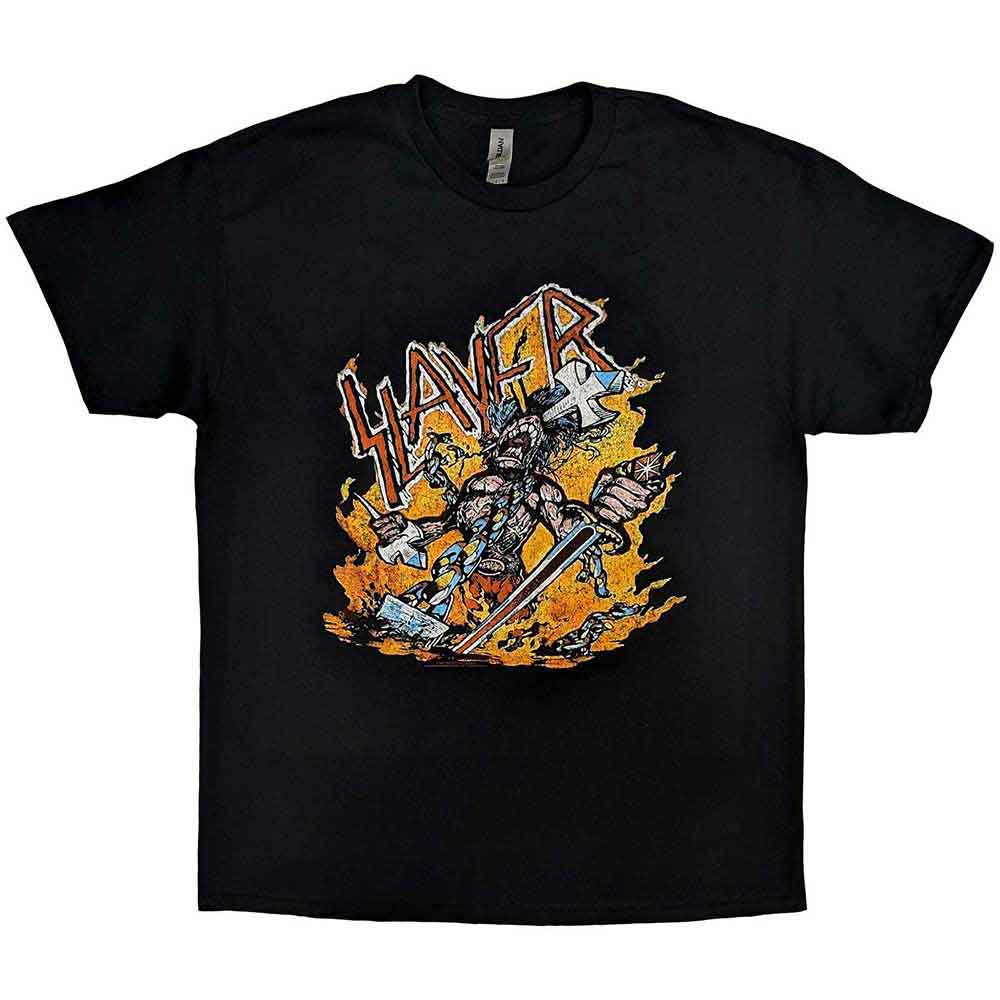 SLAYER Cartoon Flames [T-Shirt] - Rock Band Apparel