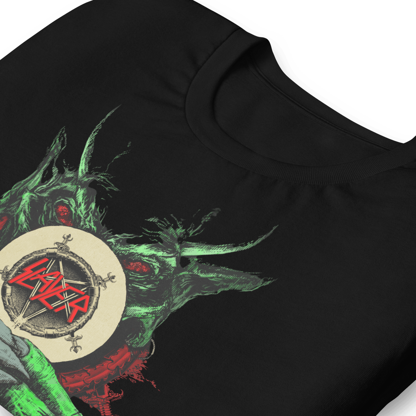 Slayer - Demon Hands Vintage Jumbo Print T-Shirt