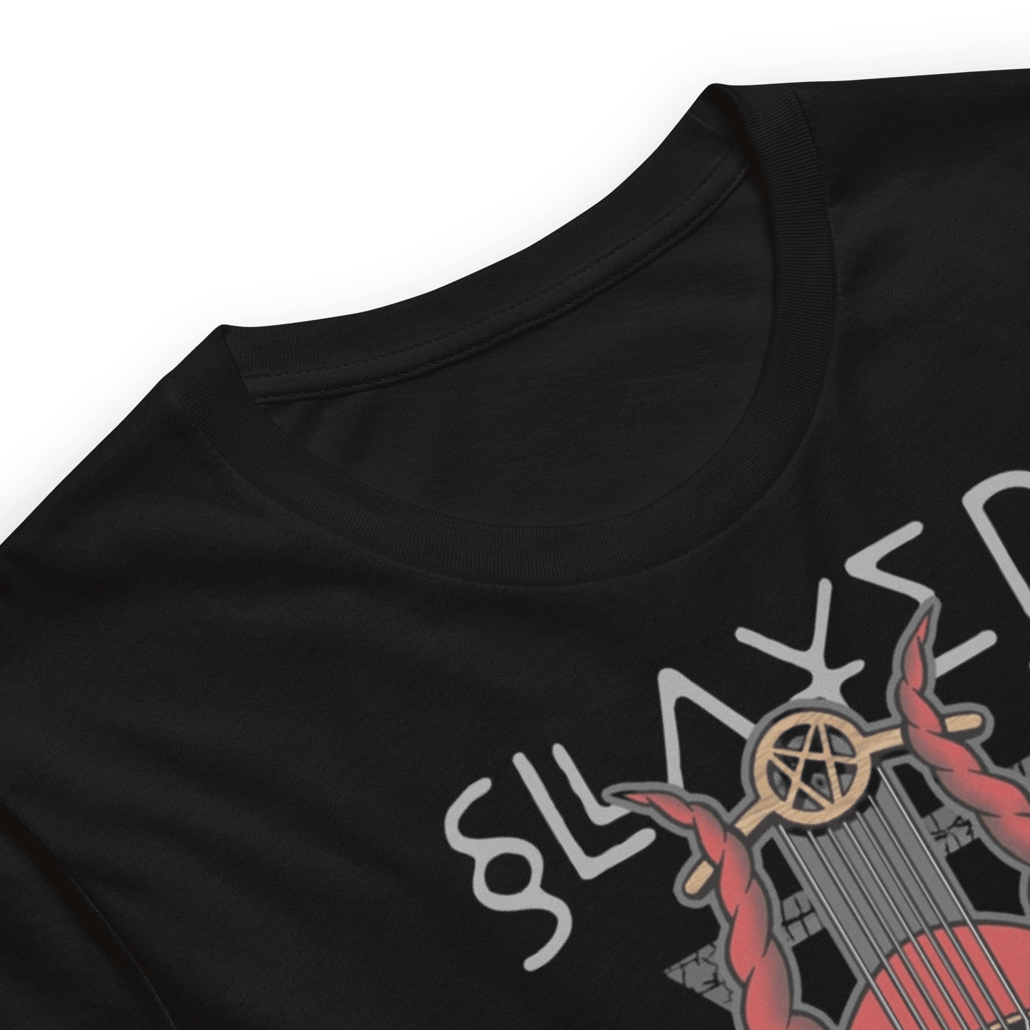Slayer - Devil's Horns Vintage Jumbo Print T-Shirt
