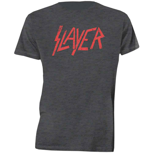 SLAYER Distressed Logo [T-Shirt] - Rock Band Apparel