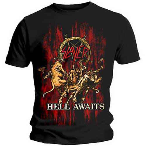 SLAYER Hell Awaits [T-Shirt] - Rock Band Apparel
