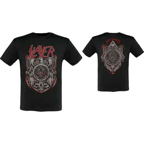 SLAYER Medal 2013/2014 Dates [T-Shirt] - Rock Band Apparel
