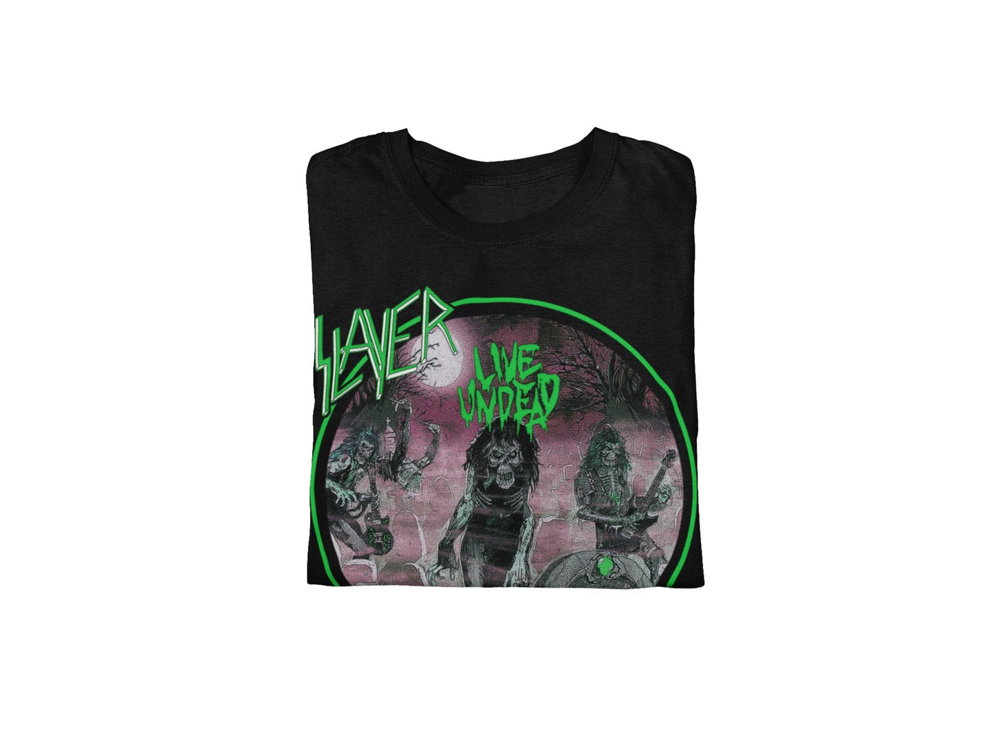 Slayer - Neon Green Undead T-Shirt