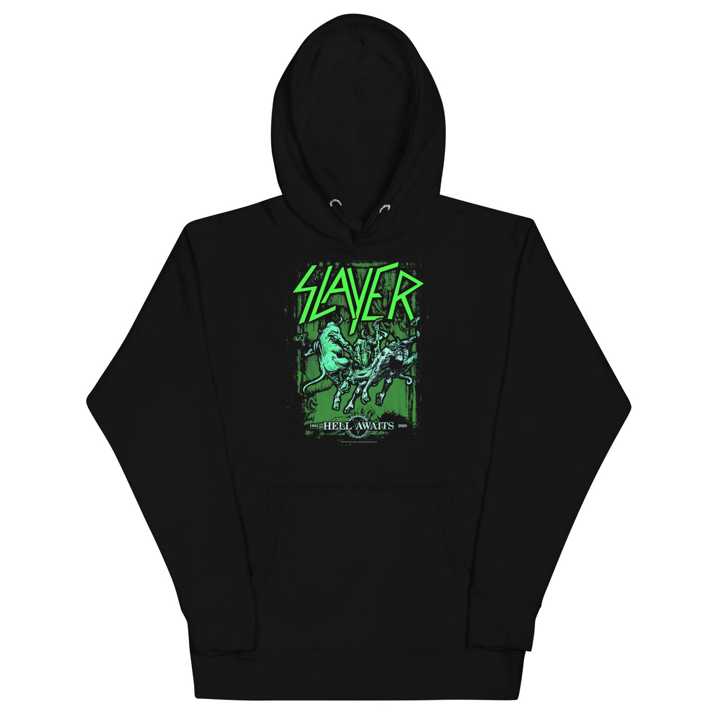 Slayer - Neon Hell Awaits Classic Hoodie