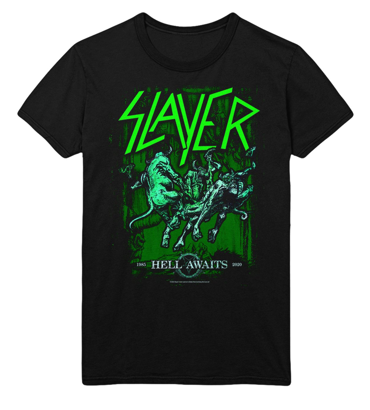 Slayer - Neon Hell Awaits T-Shirt