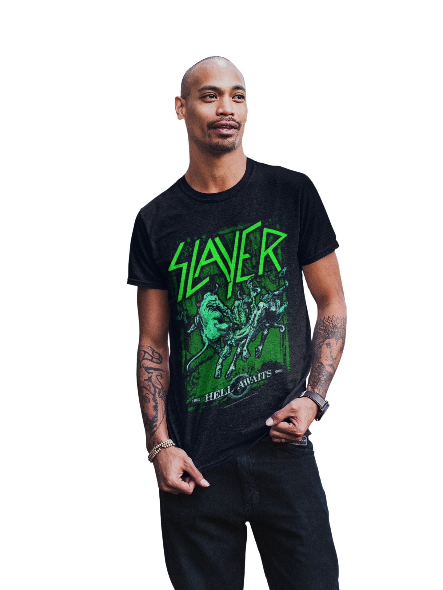 Slayer - Neon Hell Awaits T-Shirt