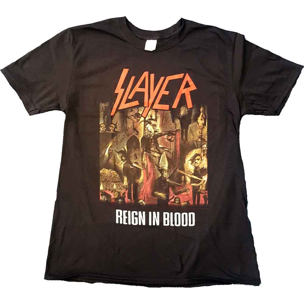 SLAYER Reign in Blood [T-Shirt] - Rock Band Apparel