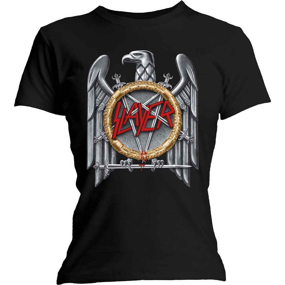SLAYER Silver Eagle [T-Shirt] - Rock Band Apparel