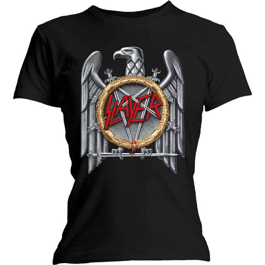 SLAYER Silver Eagle [T-Shirt] - Rock Band Apparel