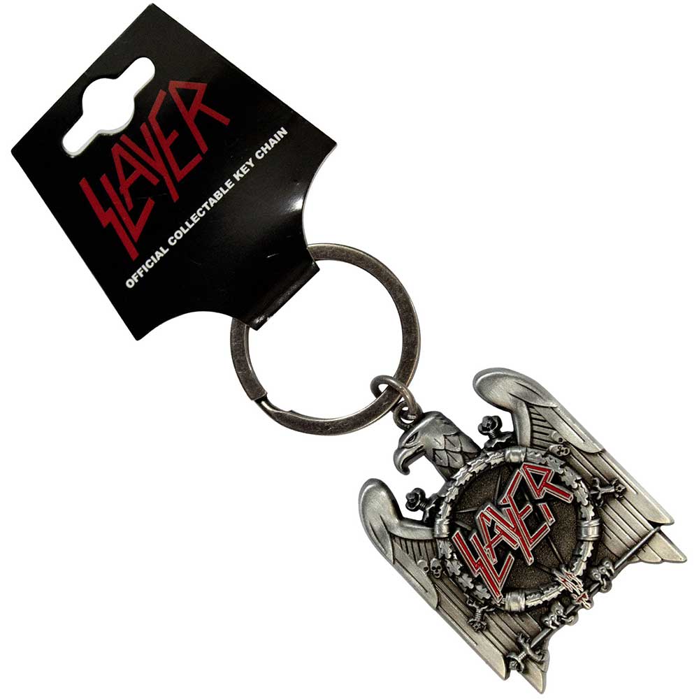 SLAYER Silver Eagle v2 [Keychain] - Rock Band Apparel