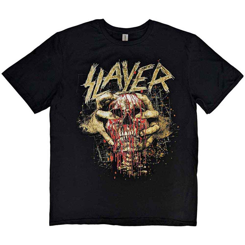 SLAYER Skull Clench [T-Shirt] Black