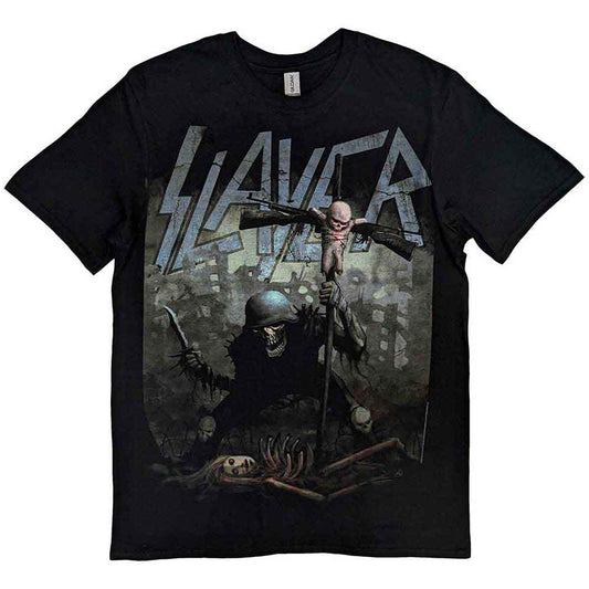 SLAYER Soldier Cross [T-Shirt] - Rock Band Apparel