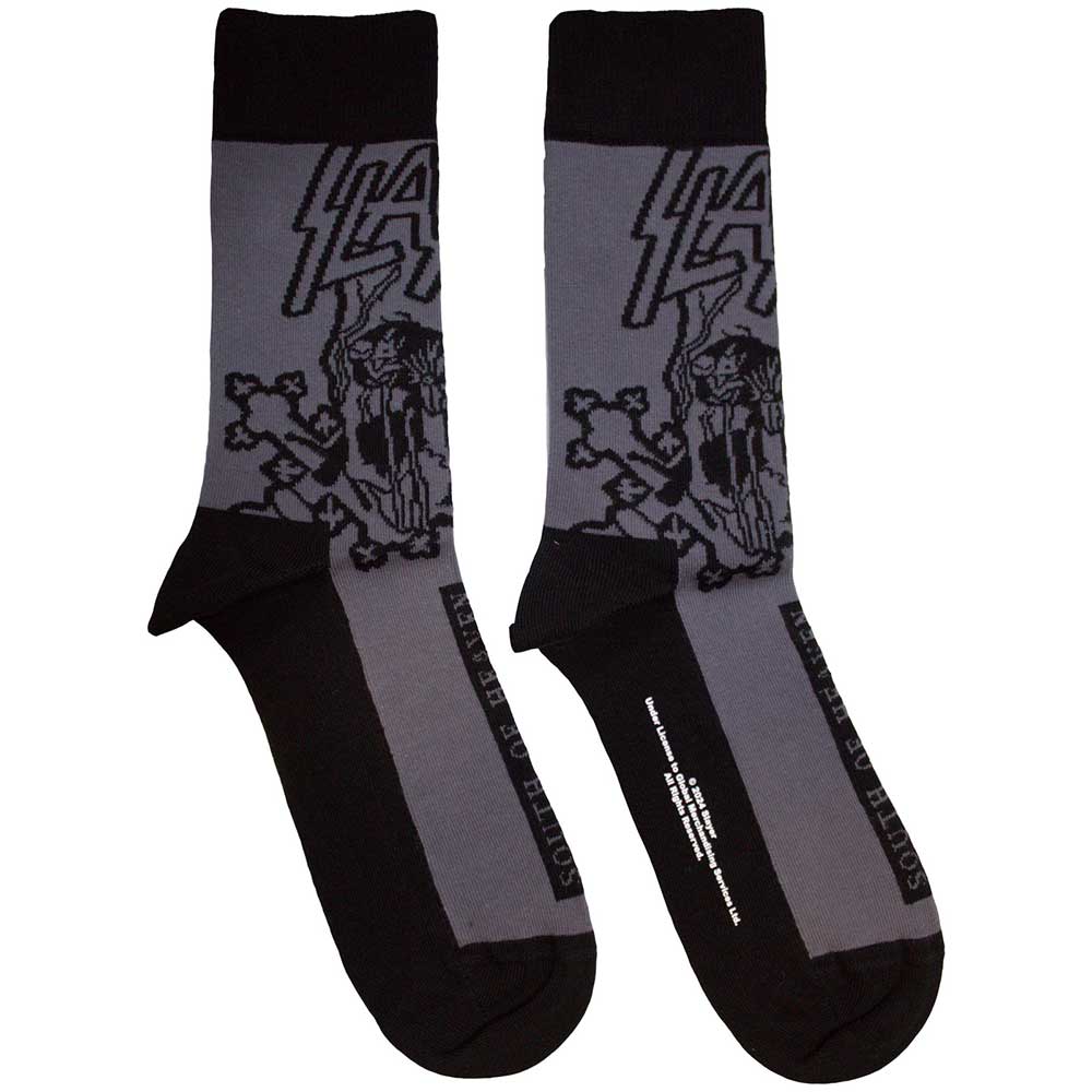 SLAYER South Of Heaven Mono [Socks] Grey