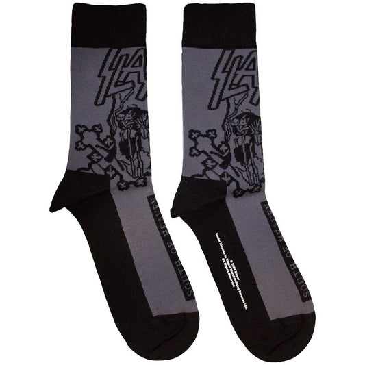 SLAYER South Of Heaven Mono [Socks] Grey