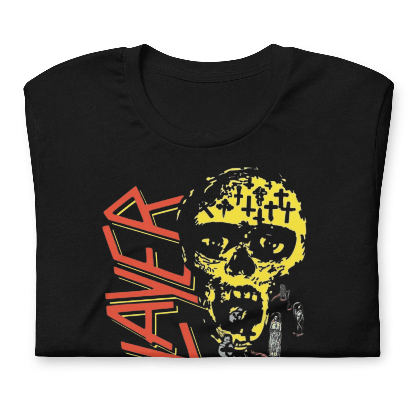 Slayer - Vintage 1990 Season's In the Abyss Jumbo Print T-Shirt
