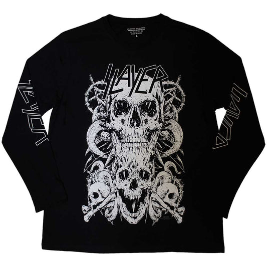 SLAYER White Skulls [T-Shirt] - Rock Band Apparel