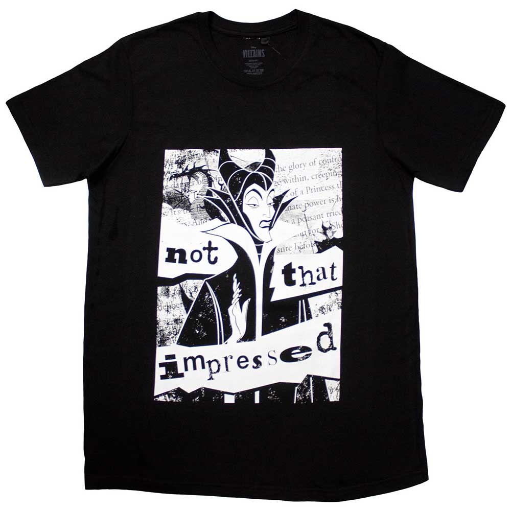 Sleeping Beauty Maleficent Not That Impressed [T-Shirt] Black