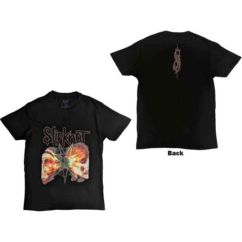 Slipknot 2 Faces [T-Shirt] - Rock Band Apparel