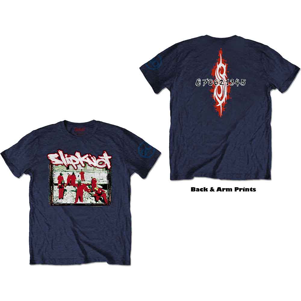 Slipknot 20th Anniversary - Red Jump Suits [T-Shirt] - Rock Band Apparel