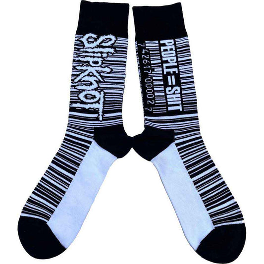 Slipknot Barcode [Socks] - Rock Band Apparel
