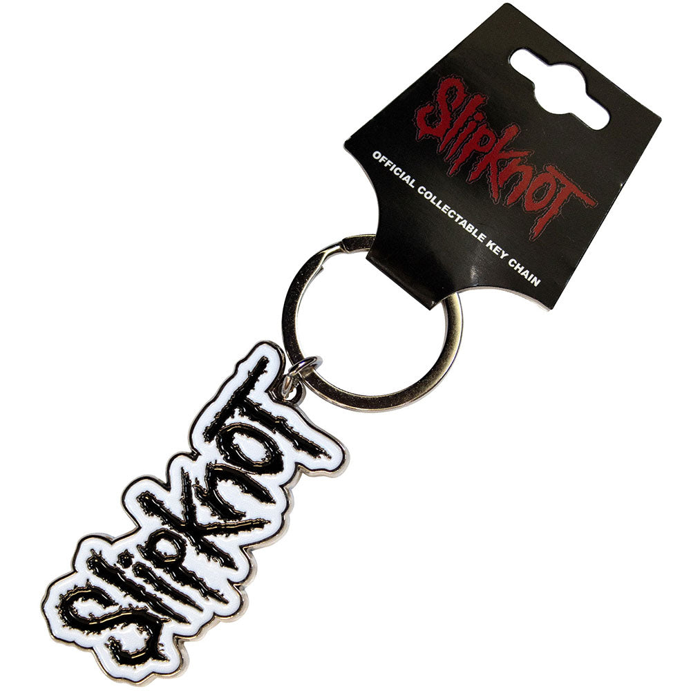 Slipknot Black Logo White Border []