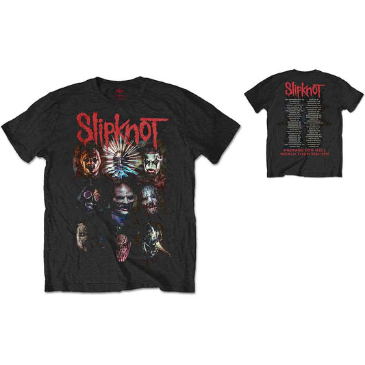 Slipknot Prepare for Hell 2014-2015 Tour [T-Shirt] - Rock Band Apparel