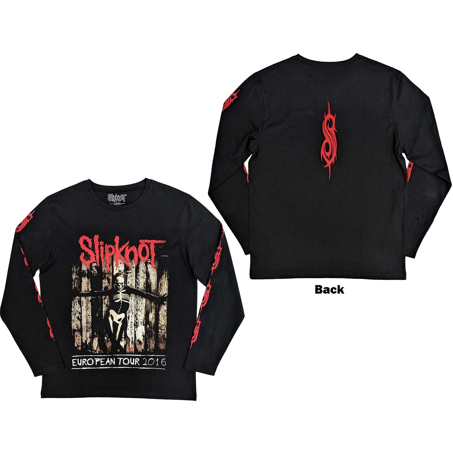 Slipknot Skeleton Flag [T-Shirt] - Rock Band Apparel