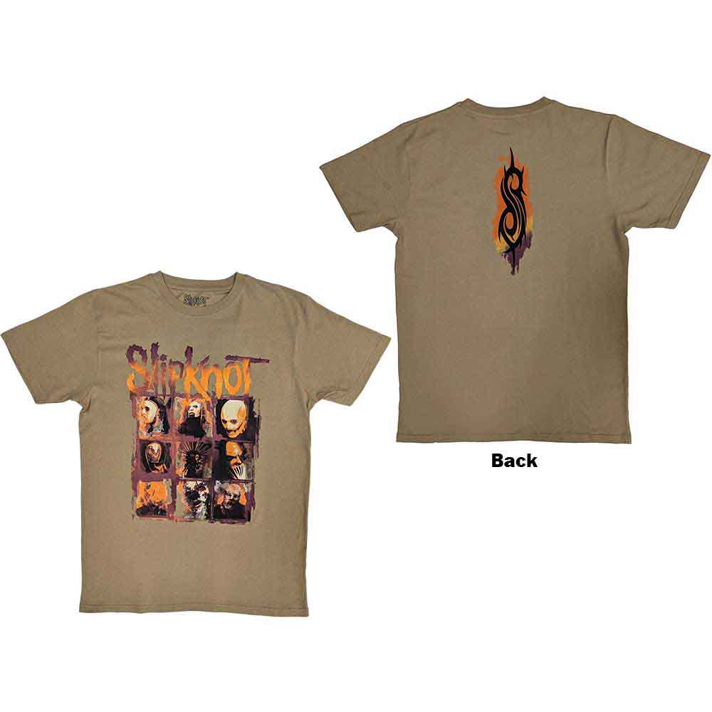 Slipknot The End So Far Grid Photos [T-Shirt] Brown